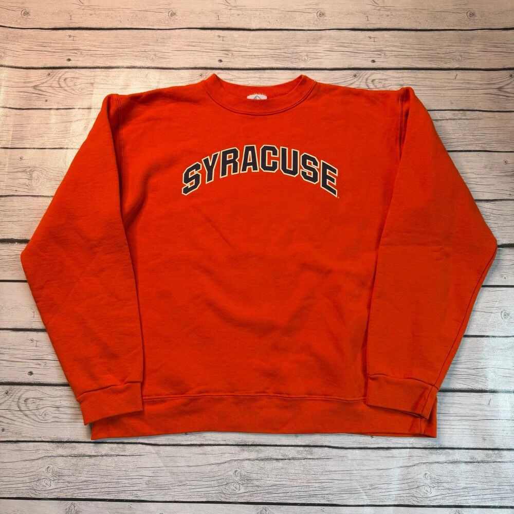 Orange Syracuse Crewneck Sweatshirt Pullover
